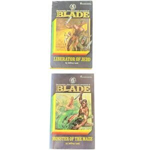 RICHARD BLADE Vintage Paperback Books #5-6 by Jeffrey Lord